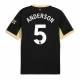 Manchester City Elliot Anderson #5 Replike Gostujuci Dres 2026-27 Kratak Rukav